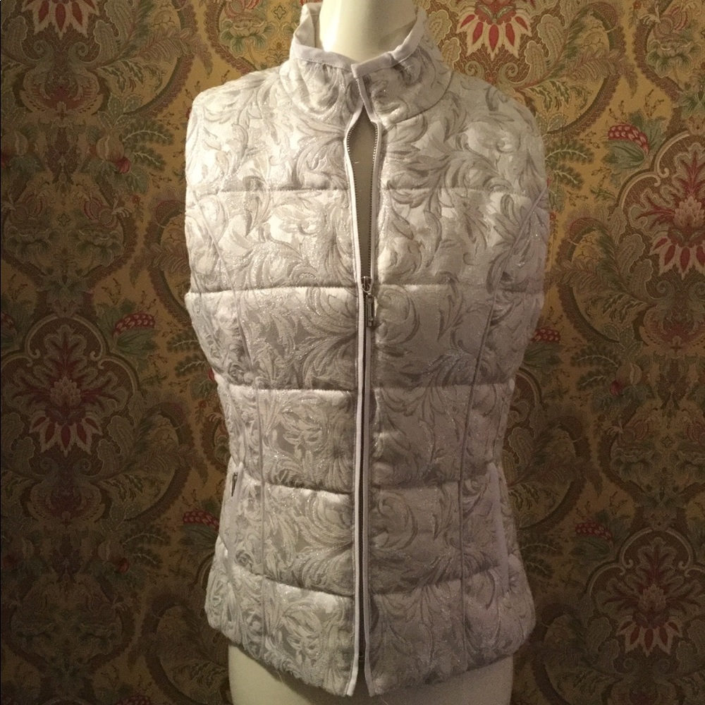 WHBM dress vest with pockets